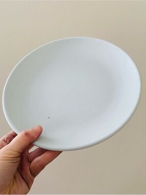 $46 New Heath Ceramics Opaque White Coupe Salad Plate 8.25'' Diameter 0720-6